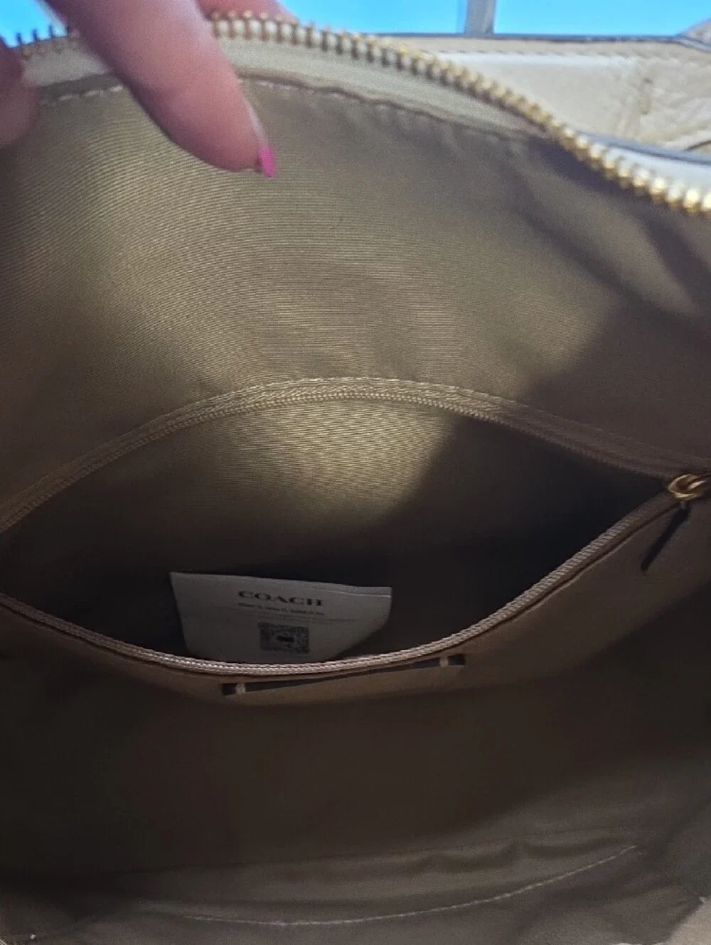 Coach Jules Nwot Cream Leather Floral-Print Hobo Bag with Pastel Accents